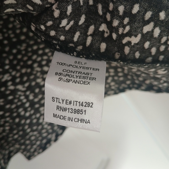 ODDY Tunic Top Pull On Square Neck Line Swing Pullover Woven Ruched Embroidered - Picture 13 of 14